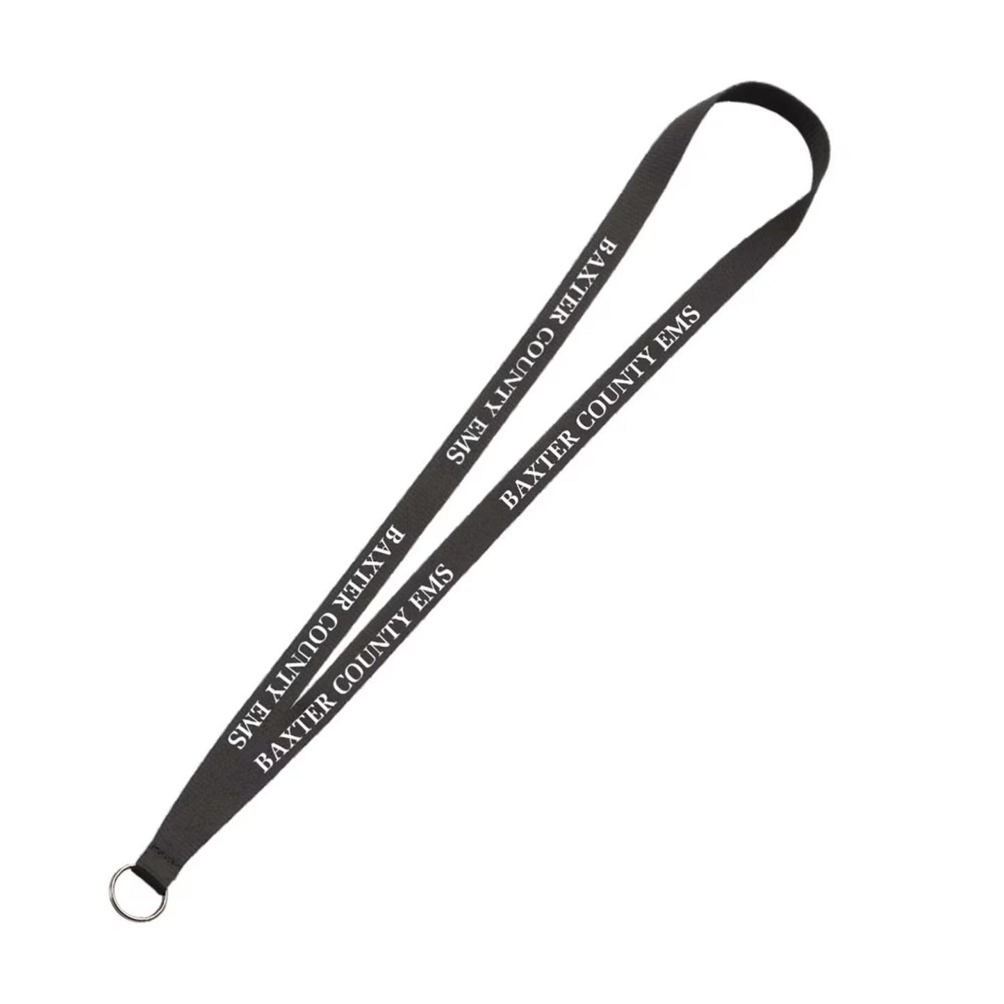 1/2" Polyester Lanyard with Split Ring
