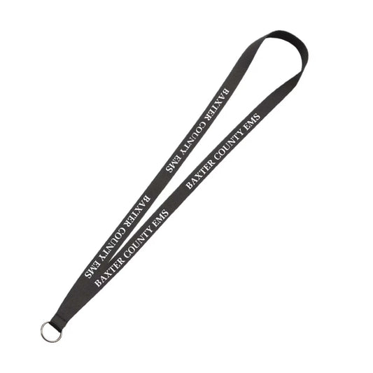 1/2" Polyester Lanyard with Split Ring