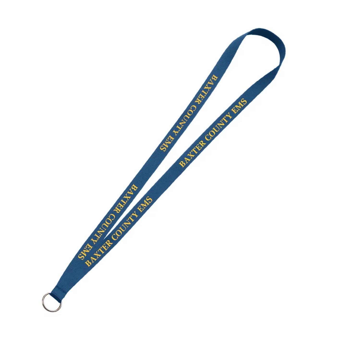 1/2" Polyester Lanyard with Split Ring