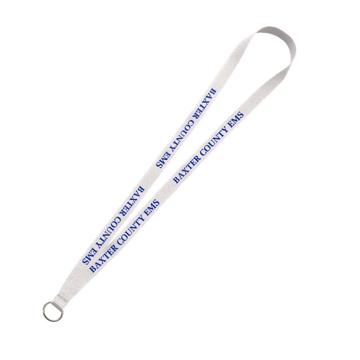 1/2" Polyester Lanyard with Split Ring