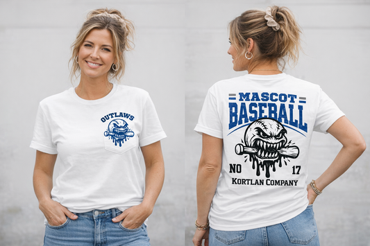 Custom Baseball Shirt with Pocket