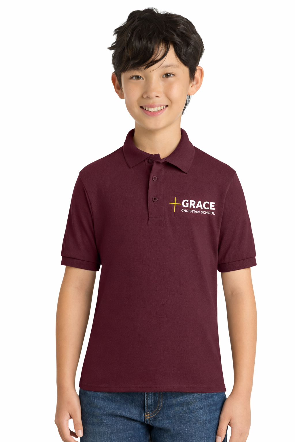 Grace Christian School Polos / Cotton Blend