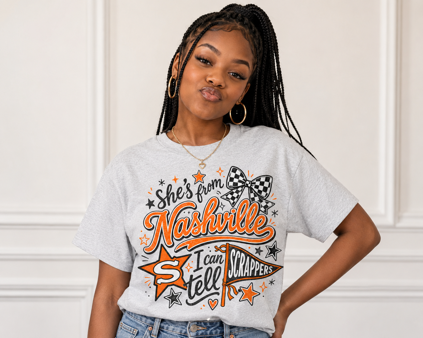 She's From Nashville Can You Tell T-Shirt – Nashville, AR