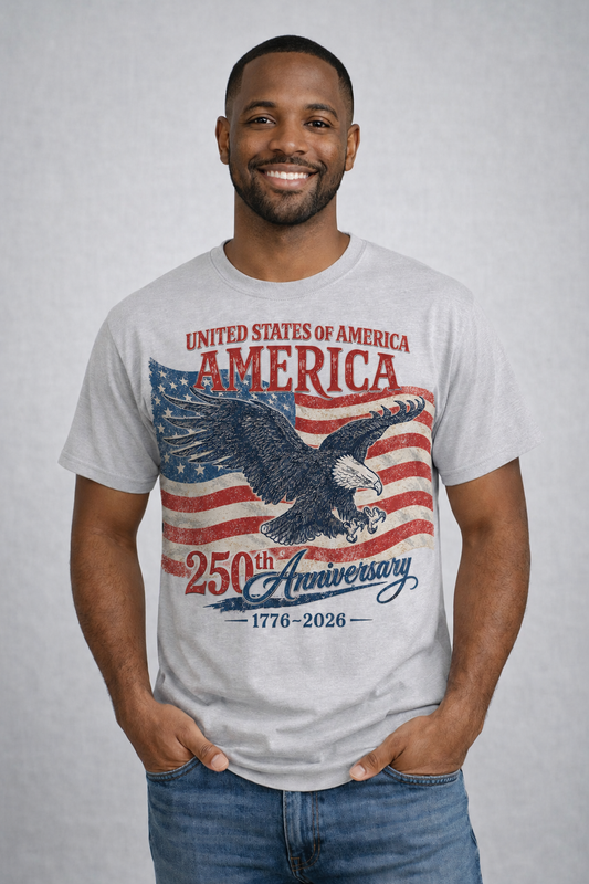 America 250th Anniversary Eagle Graphic Tee