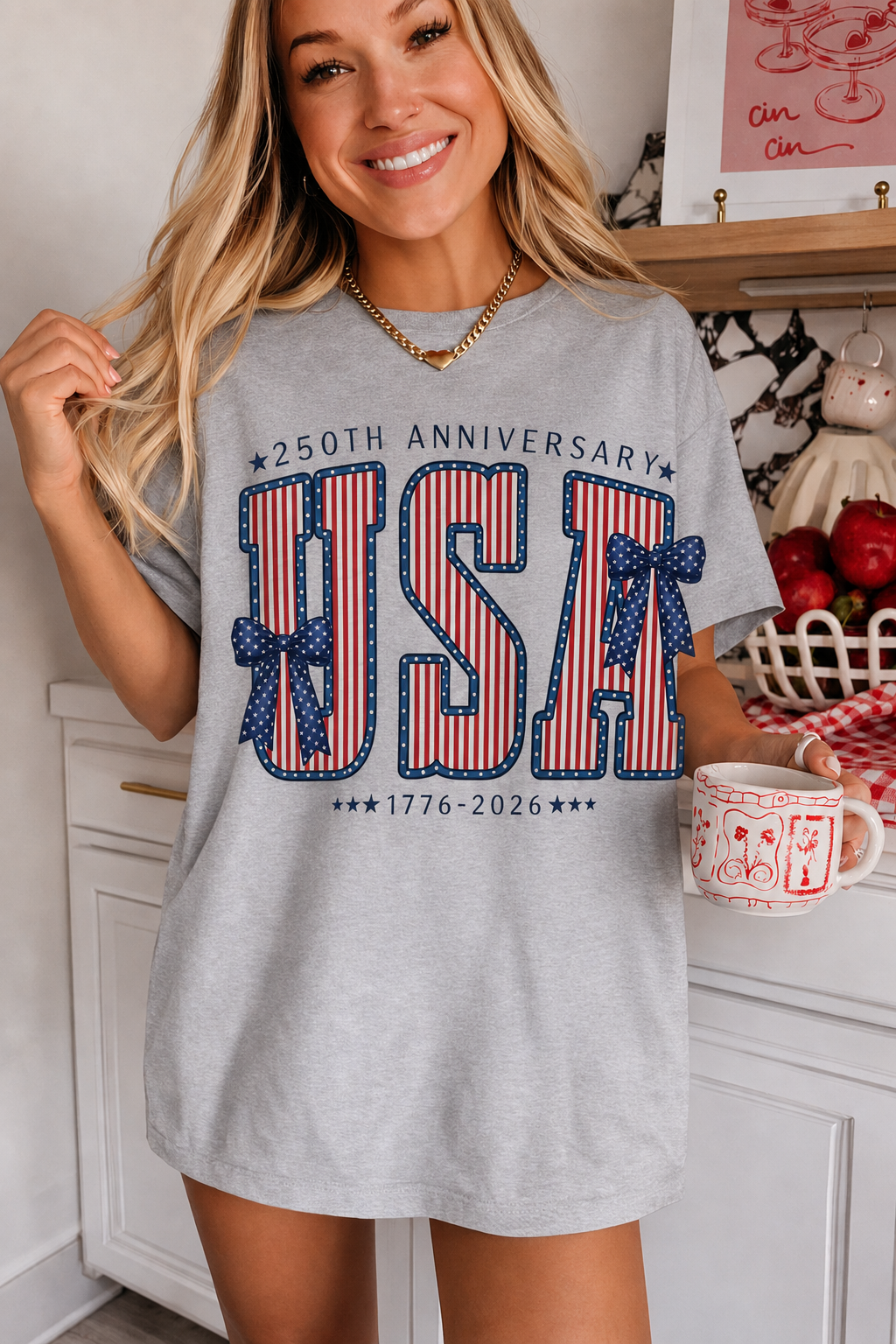 250th Anniversary USA Bow Graphic Tee