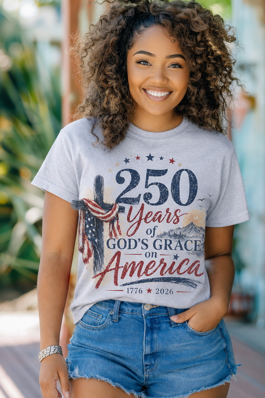 250 Years of God’s Grace on America Graphic Tee