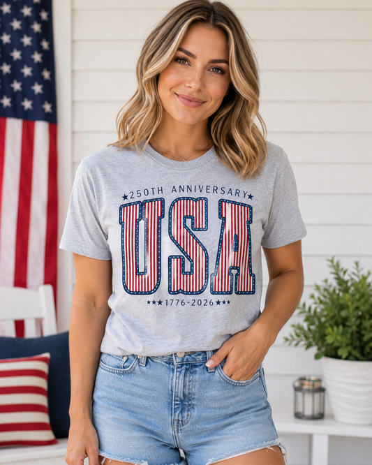 250th Anniversary USA No Bow Graphic Tee