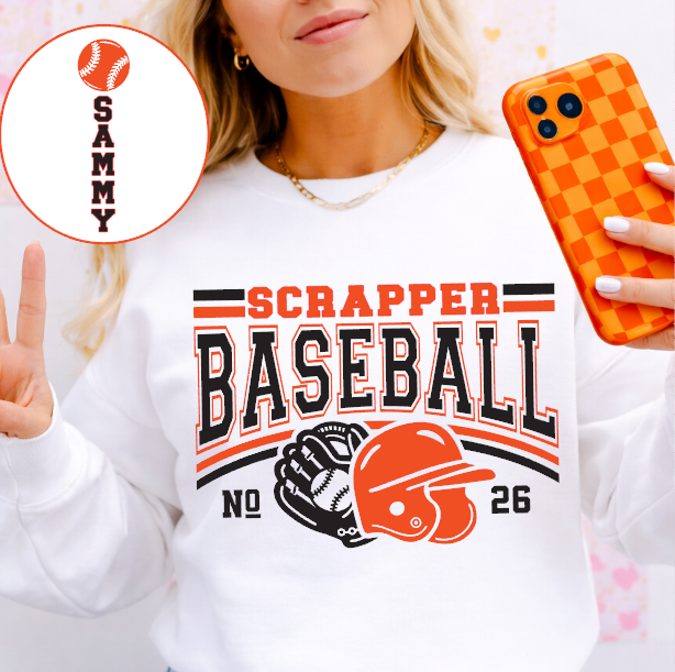 Custom Baseball Shirt with Back