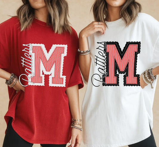 Rattlers Spirit Tee | School Spirit Shirt for Game Day