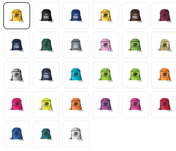 Zip-Front Drawstring Backpack
