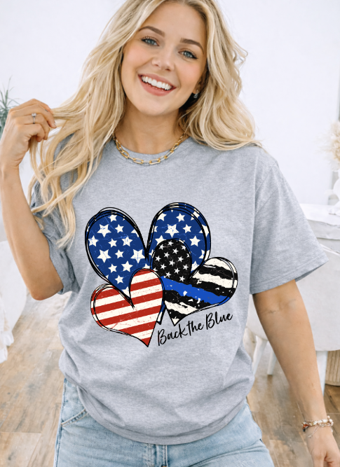 Back the Blue Heart T-shirt