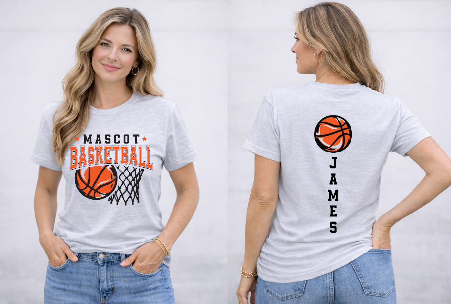 Custom Basketball Shirt with Back