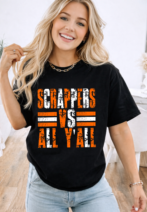 Scrappers All Y’all School Spirit T-Shirt – Nashville, AR Scrappers Tee