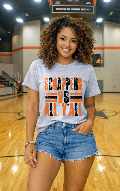 Scrappers All Y’all School Spirit T-Shirt Tee