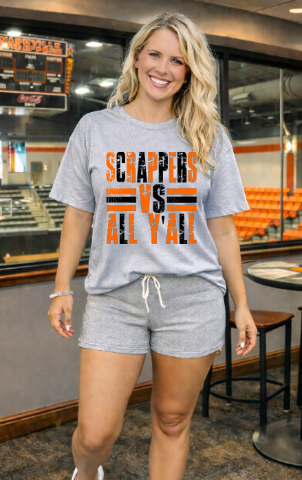Scrappers All Y’all School Spirit T-Shirt Tee